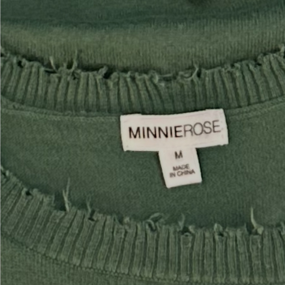 Minnie Rose cashmere and cotton frayed tank - Picture 11 of 11